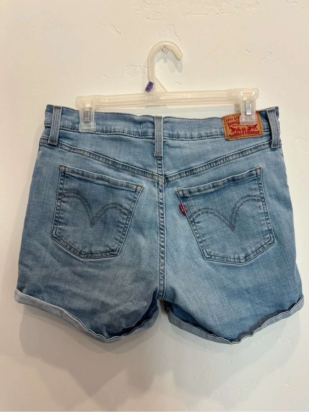 Levi’s Classic Light Wash Denim Shorts